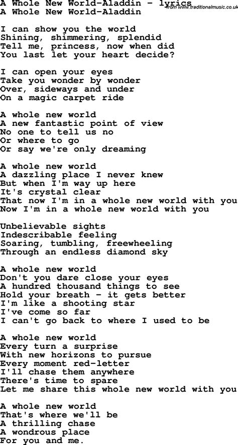 lagu a whole new world|a whole new world lyrics boy and girl.